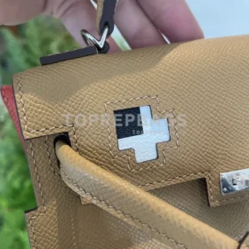 Hermes Kelly in Biscuit