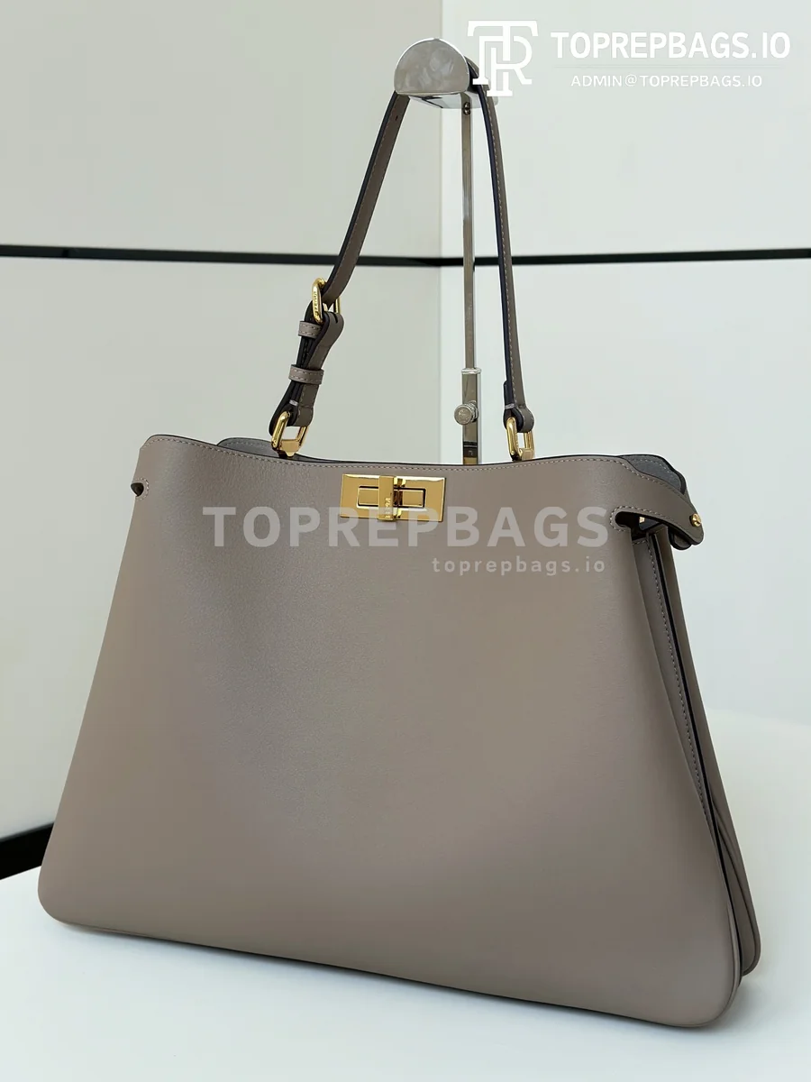 Fendi Peekaboo Large in Taupe