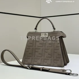 Fendi Peekaboo ISeeU Petite in Grey