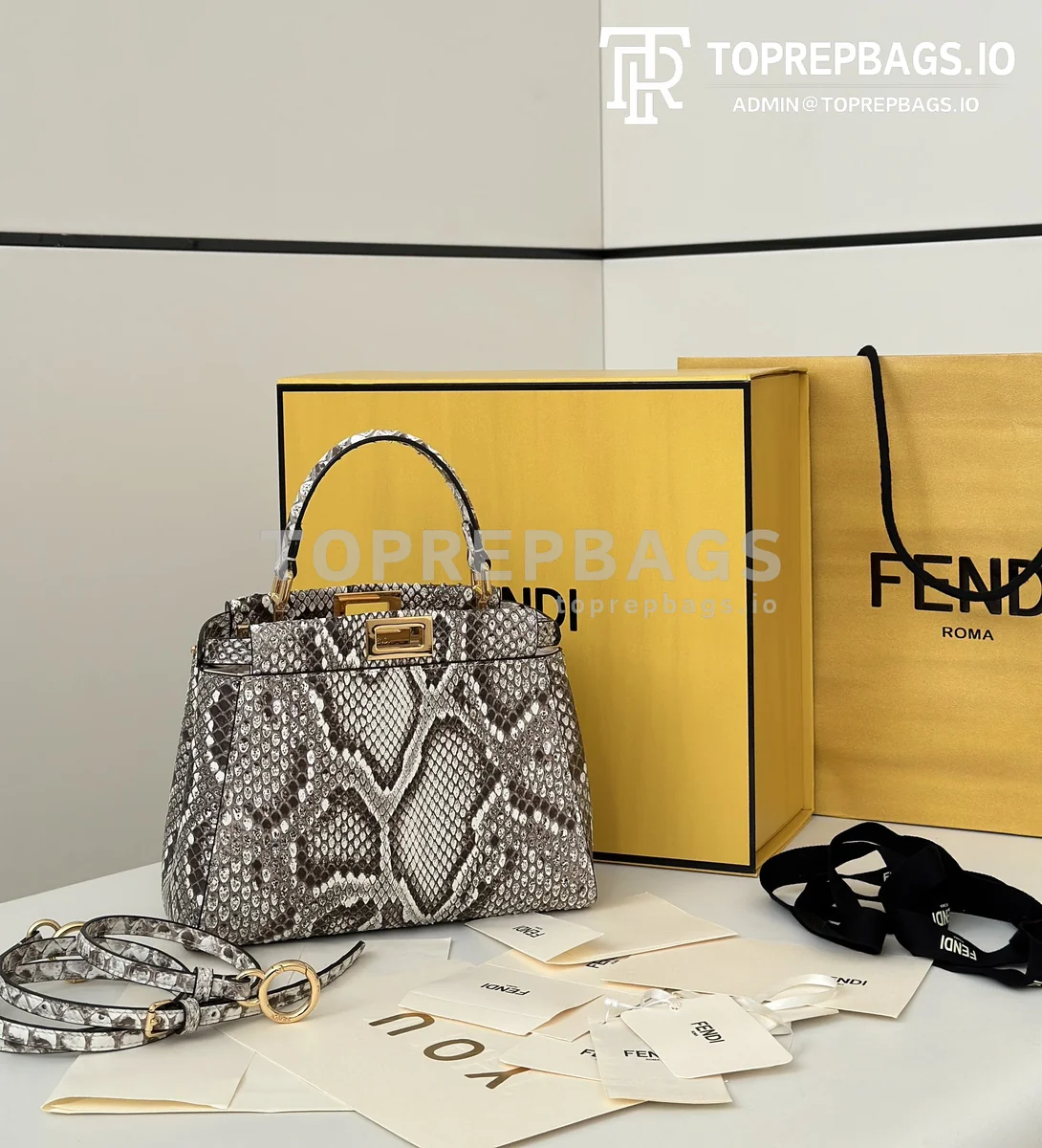 Fendi Peekaboo in Brown