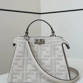 Fendi Peekaboo ISeeU Petite in White