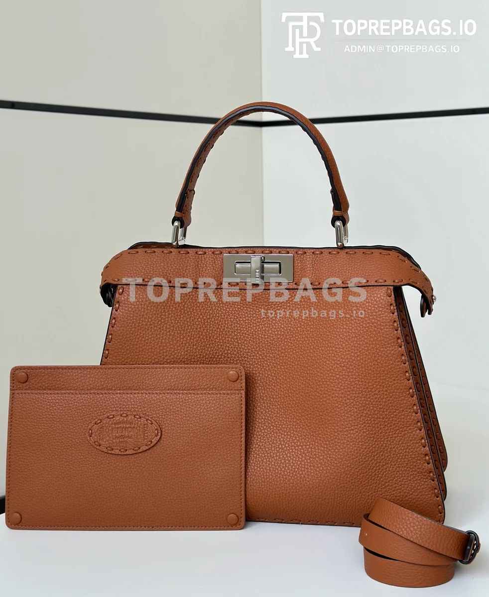 Fendi Peekaboo Medium in Brown