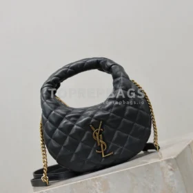 YSL Icare Mini Hobo in Grey