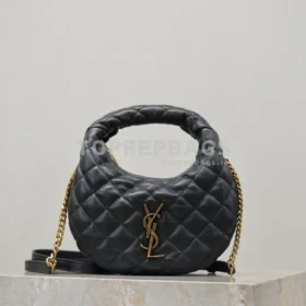 YSL Icare Mini Hobo in Grey