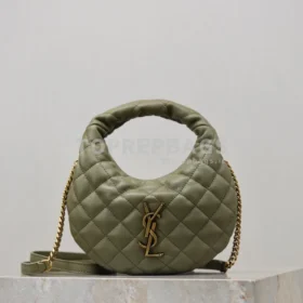 YSL Icare Mini Hobo in Green
