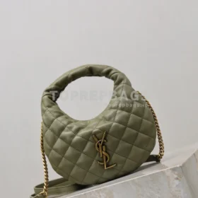 YSL Icare Mini Hobo in Green