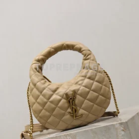 YSL ICARINO Mini Hobo in Beige