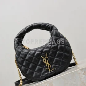 YSL Icare Mini Hobo in Black
