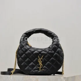 YSL Icare Mini Hobo in Black